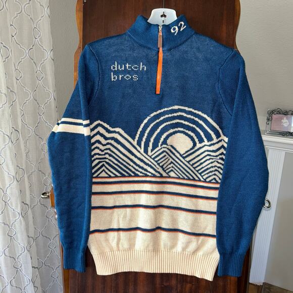 Dutch Brothers Sweaters - DUTCH BROS COFFEE - Women's Medium Vintage 1992 Sweater